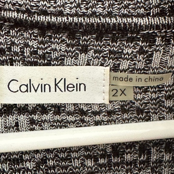 Calvin Klein Gray Long Sleeve Dress - Picture 3 of 3